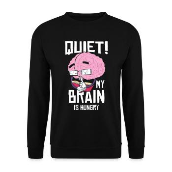 Amoureux des livres de lecture de livres littérature - Sweat-shirt Unisexe - noir - Devant - Alina (178cm) & Michal (187cm)