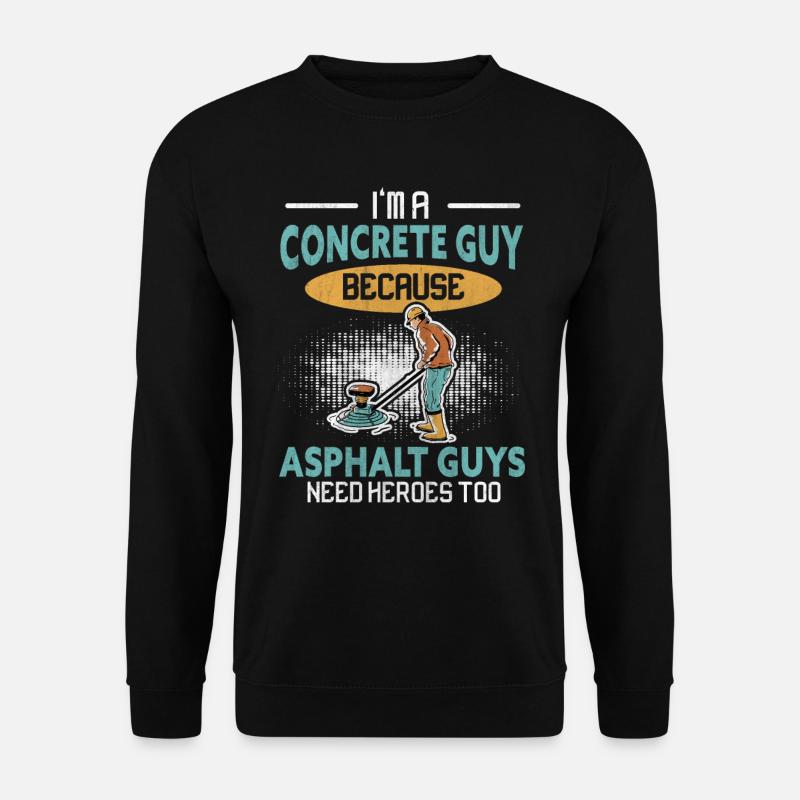KW1 Constructeurs de béton - Sweat-shirt Unisexe - noir