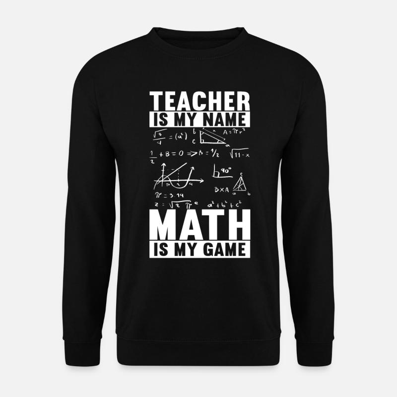 Math Teacher - Unisex Sweatshirt - black