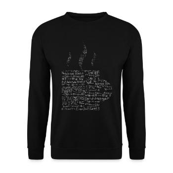 Mathe Mathelehrer - Unisex Pullover - Schwarz - Vorne - Alina (178cm) & Michal (187cm)