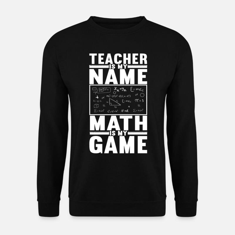 Math Teacher - Unisex Sweatshirt - black