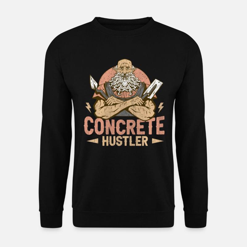Concrete Hustler Concrete Builders - Unisex Sweatshirt - black