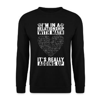 Mathe Mathelehrer - Unisex Pullover - Schwarz - Vorne - Alina (178cm) & Michal (187cm)