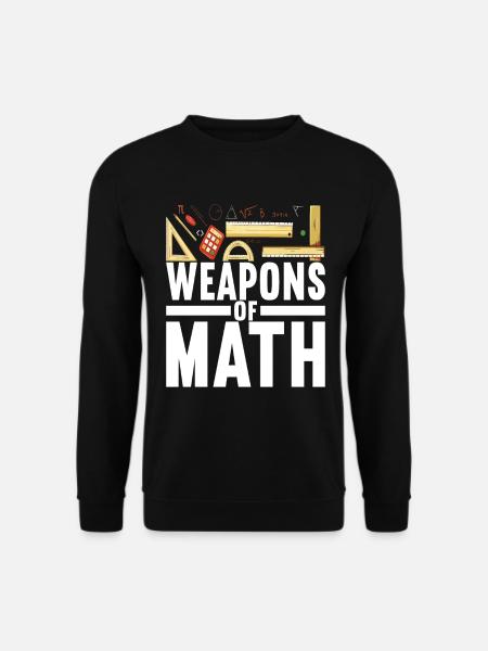 Mathe Mathelehrer - Unisex Pullover - Schwarz