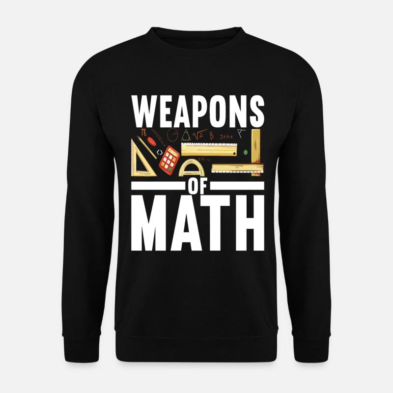 Mathe Mathelehrer - Unisex Pullover - Schwarz