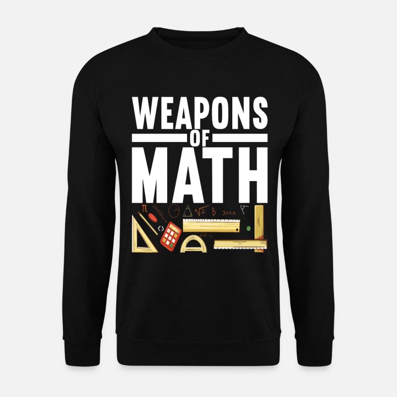 Professeur de mathématiques - Sweat-shirt Unisexe - noir