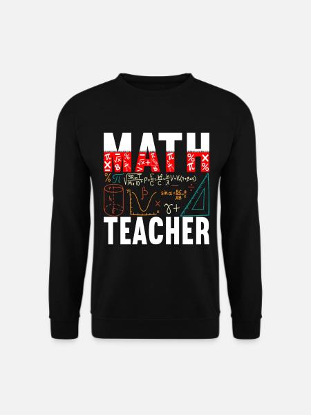 Math Teacher - Unisex Sweatshirt - black