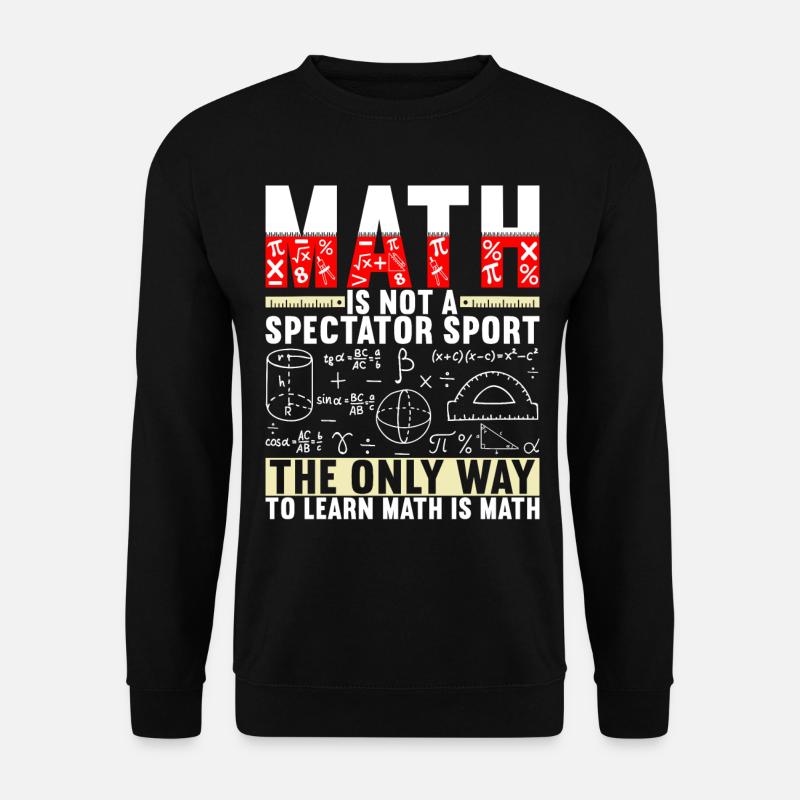 Math Teacher - Unisex Sweatshirt - black