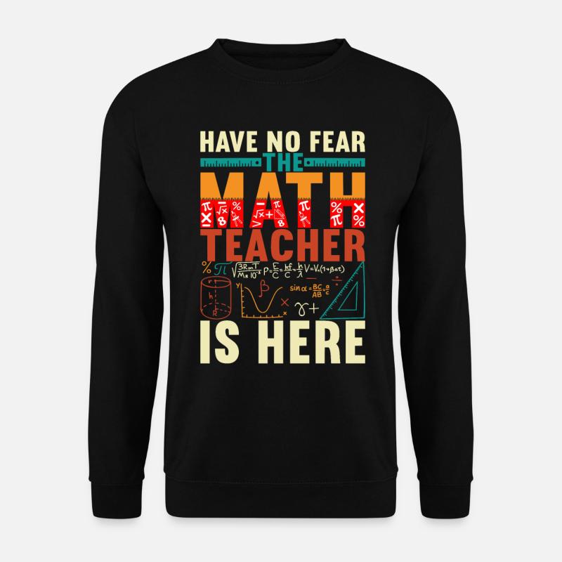 Math Teacher - Unisex Sweatshirt - black