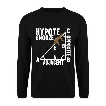 Mathe Mathelehrer - Unisex Pullover - Schwarz - Vorne - Alina (178cm) & Michal (187cm)