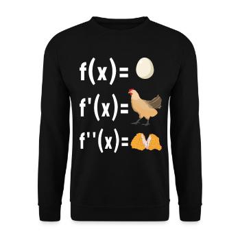 Mathe Mathelehrer - Unisex Pullover - Schwarz - Vorne - Alina (178cm) & Michal (187cm)