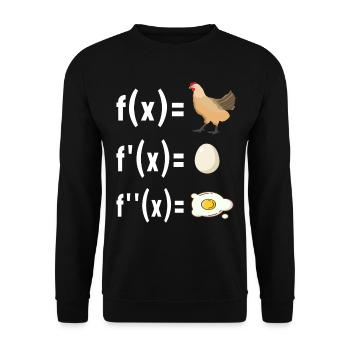 Mathe Mathelehrer - Unisex Pullover - Schwarz - Vorne - Alina (178cm) & Michal (187cm)
