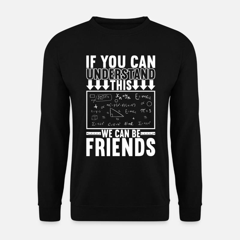Mathe Mathelehrer - Unisex Pullover - Schwarz
