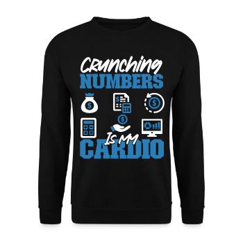 Accountant Bookkeeper Accounting - Unisex Pullover - Schwarz - Vorne - Alina (178cm) & Michal (187cm)