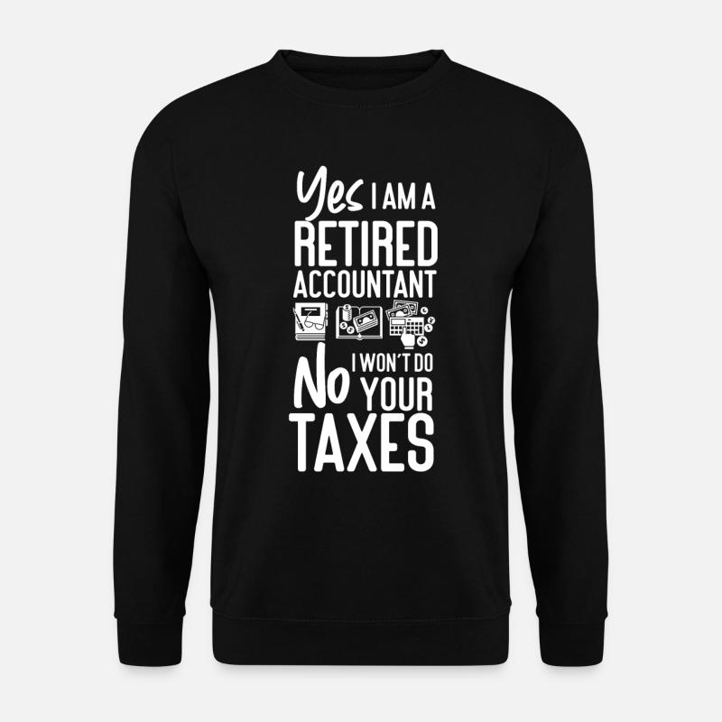 Accountant Bookkeeper Accounting - Unisex Sweatshirt - black