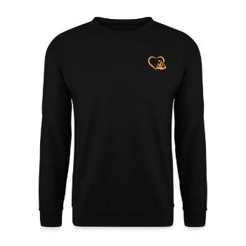 Escalade Randonnée en montagne - Heart Mountain - Sweat-shirt Unisexe - noir - Devant - Alina (178cm) & Michal (187cm)