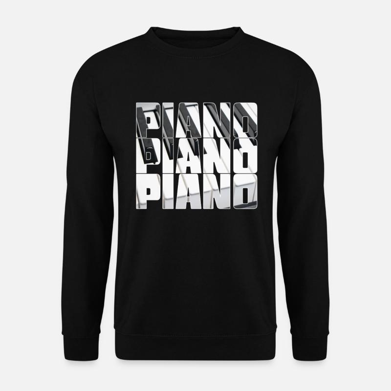 Piano - Unisex Sweatshirt - black