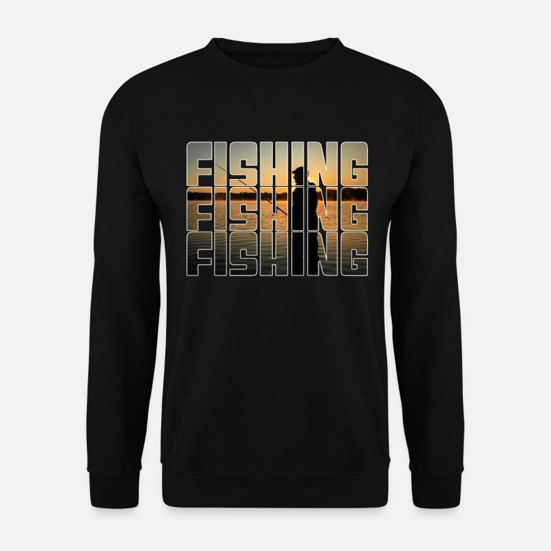 Angling - Unisex Sweatshirt - black