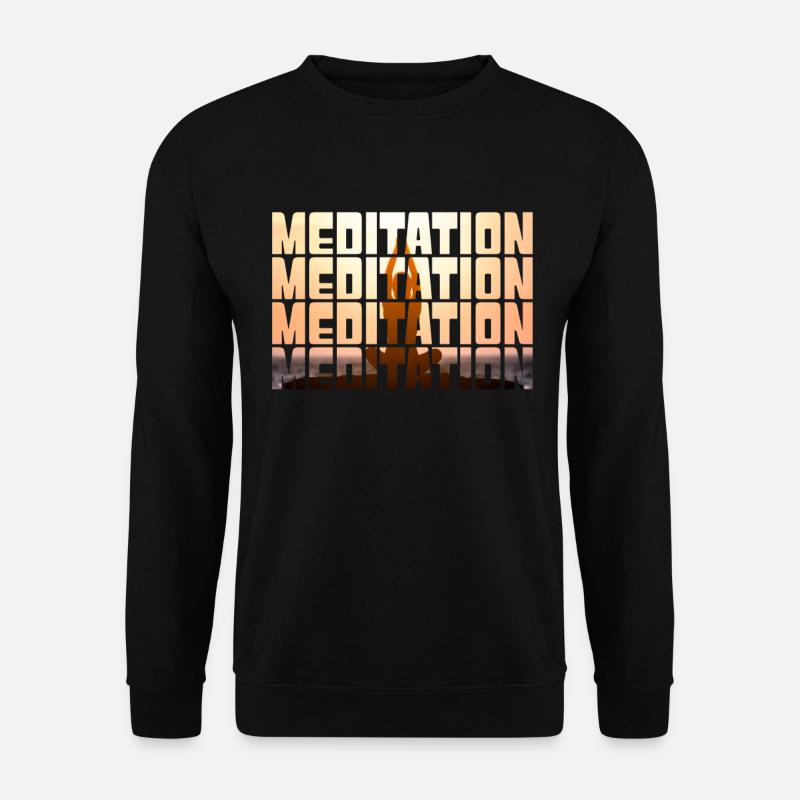 Meditation - Unisex Sweatshirt - black