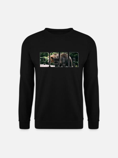 Bear - Unisex Sweatshirt - black