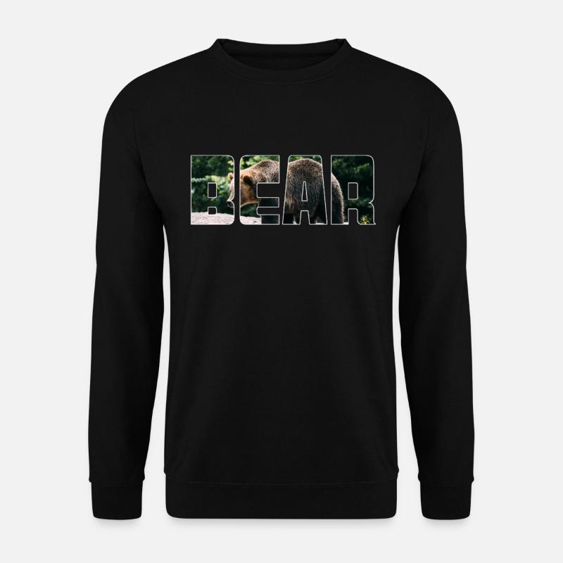 Bär - Unisex Pullover - Schwarz