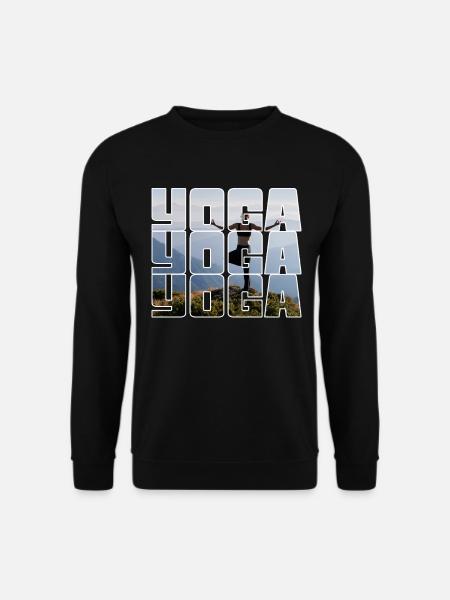 Yoga - Unisex Pullover - Schwarz