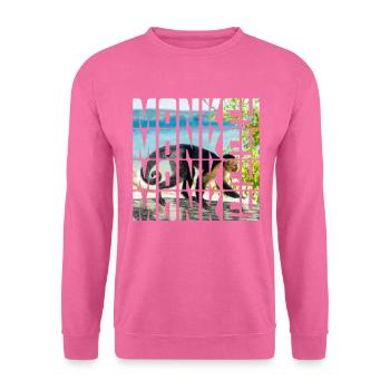 Affe - Unisex Pullover - Pink - Vorne