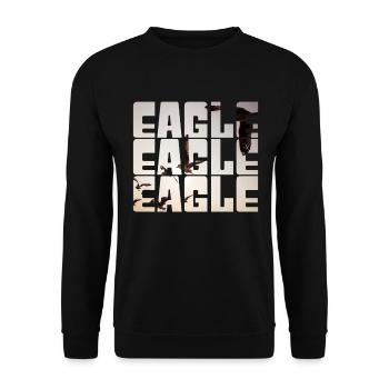 Aigle - Sweat-shirt Unisexe - noir - Devant - Alina (178cm) & Michal (187cm)
