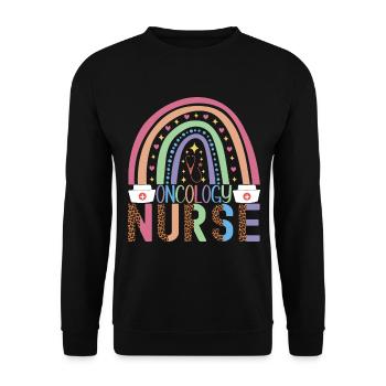 Infirmière soignante - Sweat-shirt Unisexe - noir - Devant - Alina (178cm) & Michal (187cm)