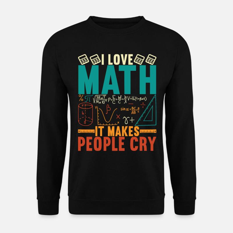 Math Teacher - Unisex Sweatshirt - black