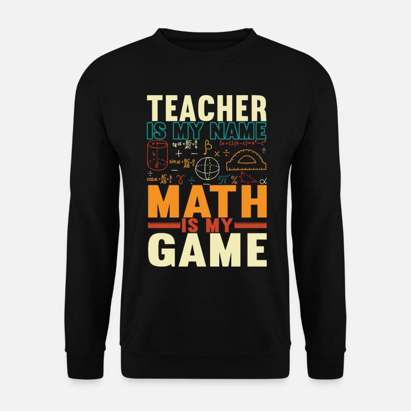 Professeur de mathématiques - Sweat-shirt Unisexe - noir