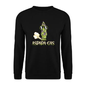 Spargel Vegetarisch Gemüse Veganer Spargel Witz - Unisex Pullover - Schwarz - Vorne - Alina (178cm) & Michal (187cm)