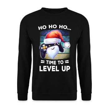 Contrôleur de jeu de Noël Gamer Gamer Cadeau - Sweat-shirt Unisexe - noir - Devant - Alina (178cm) & Michal (187cm)