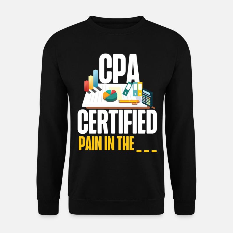 Comptable Comptable Comptable - Sweat-shirt Unisexe - noir