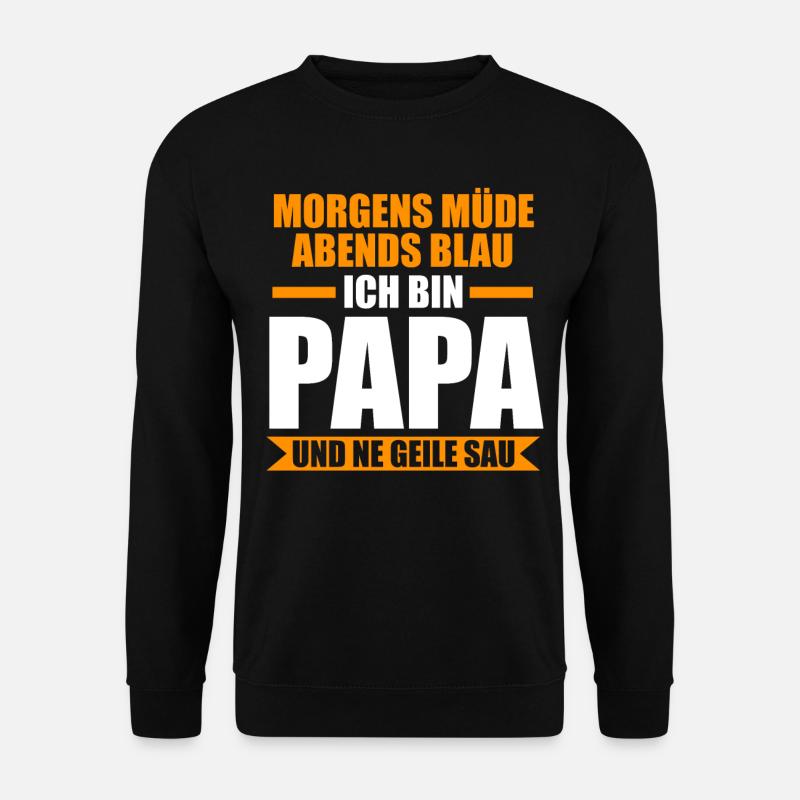 Vater Papi Papa - Unisex Pullover - Schwarz