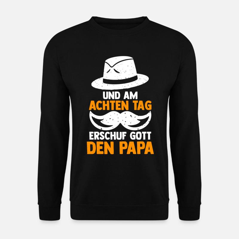 Vater Papi Papa - Unisex Pullover - Schwarz