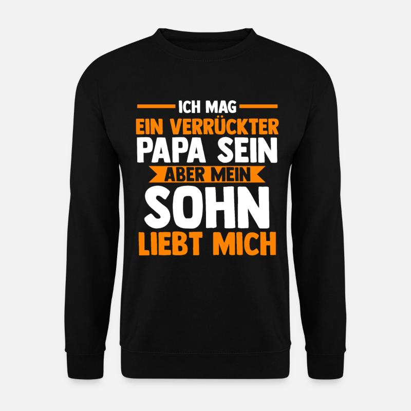 Vater Papi Papa - Unisex Pullover - Schwarz