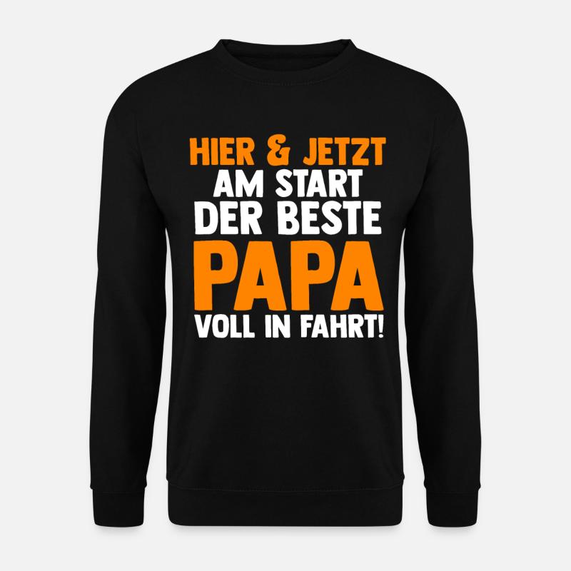 Vater Papi Papa - Unisex Pullover - Schwarz