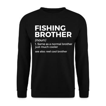 Pêche à la ligne Pêche - Sweat-shirt Unisexe - noir - Devant - Alina (178cm) & Michal (187cm)