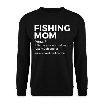 Pêche à la ligne Pêche - Sweat-shirt Unisexe - noir - Devant - Alina (178cm) & Michal (187cm)