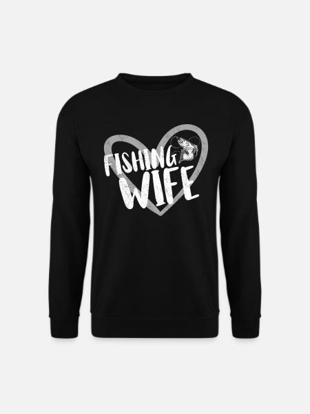 Angeln Angler Fischen - Unisex Pullover - Schwarz