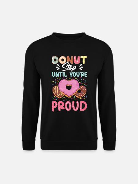 Test Day Donuts Testen von Lehrern Donut-Liebhaber - Unisex Pullover - Schwarz