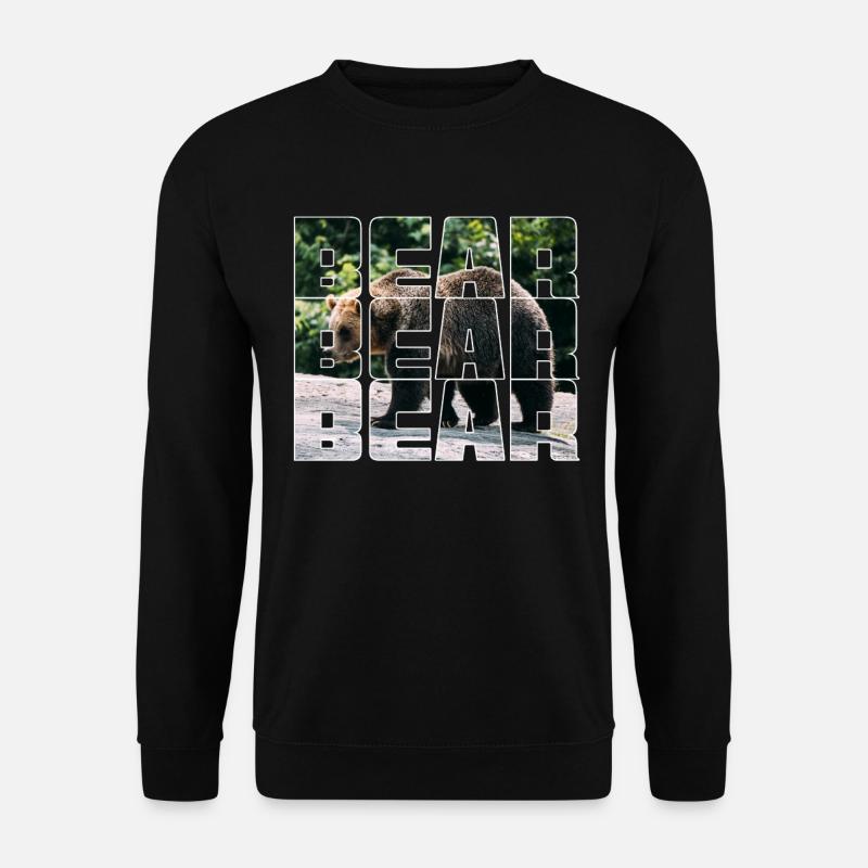 Bear - Unisex Sweatshirt - black