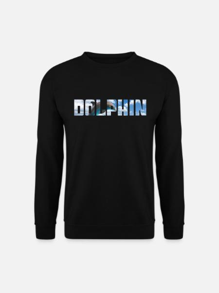 Dolphin - Unisex Sweatshirt - black