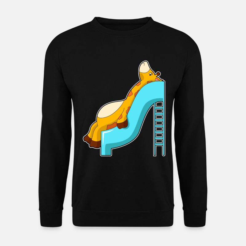 Giraffe Slide - Unisex Sweatshirt - black