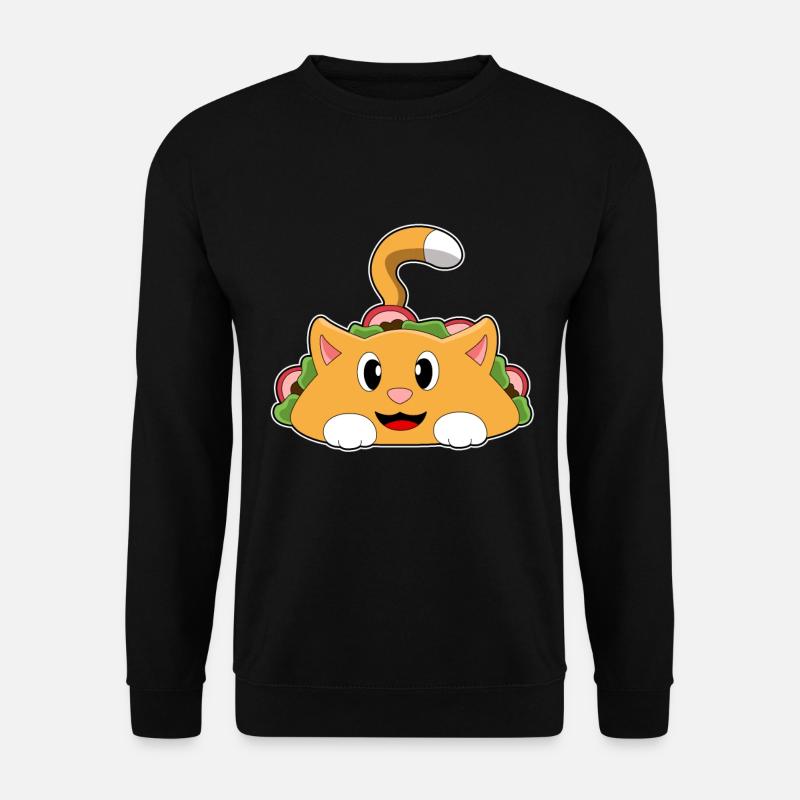 Cat Taco - Unisex Sweatshirt - black