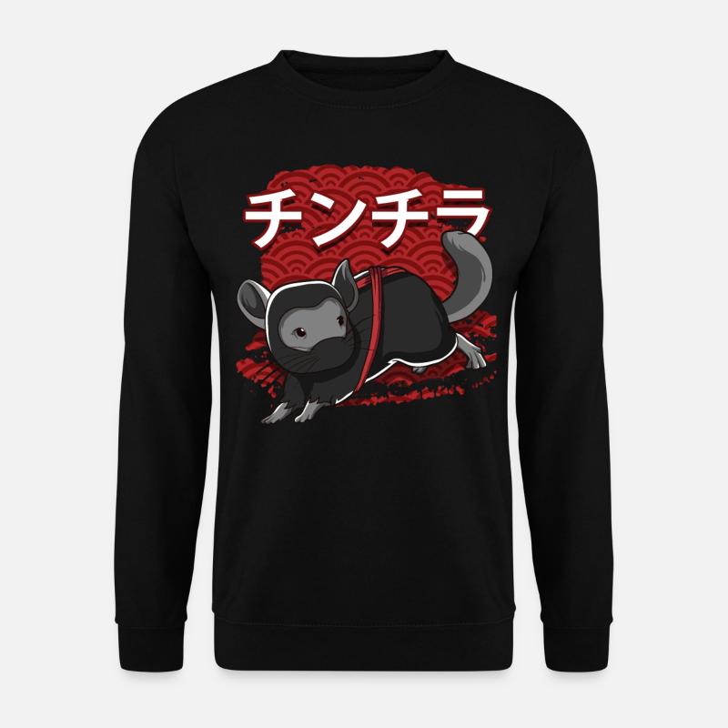 Ninja Chinchilla - Unisex Sweatshirt - black