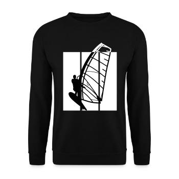 Kitesailing - Unisex Sweatshirt - black - Front - Alina (178cm) & Michal (187cm)