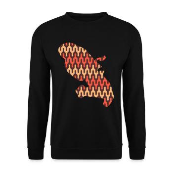 Martinique - Unisex Pullover - Schwarz - Vorne - Alina (178cm) & Michal (187cm)