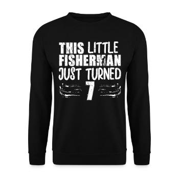 Pêche à la ligne Pêche - Sweat-shirt Unisexe - noir - Devant - Alina (178cm) & Michal (187cm)